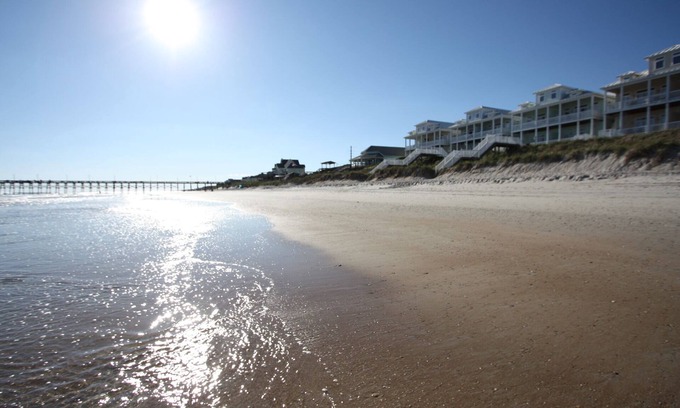 Surf City House | Oceanfront Home,Early Check-In, Pool, Elevator, 50 Steps to the Beach