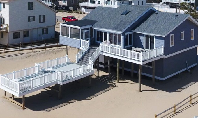 Sandbridge House | Oceanfront home “Sea Watch” ~brand new pool