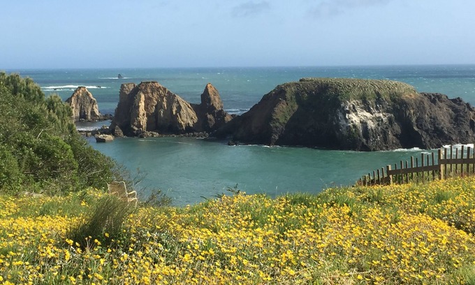 Gualala House | Oceanfront House With Panoramic Views Of The Water And Private Beach Access