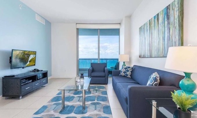 North Beach Apartment | Oceanfront Luxury Getaway | Outdoor Pools & Parking | South Florida