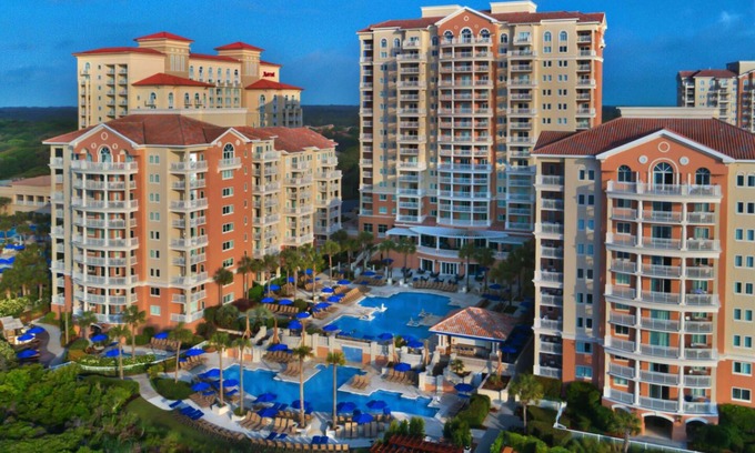 Myrtle Beach Apartment | OCEANFRONT Marriott's OceanWatch Resort, 2BR2BA Garden view Villa NO clean fee