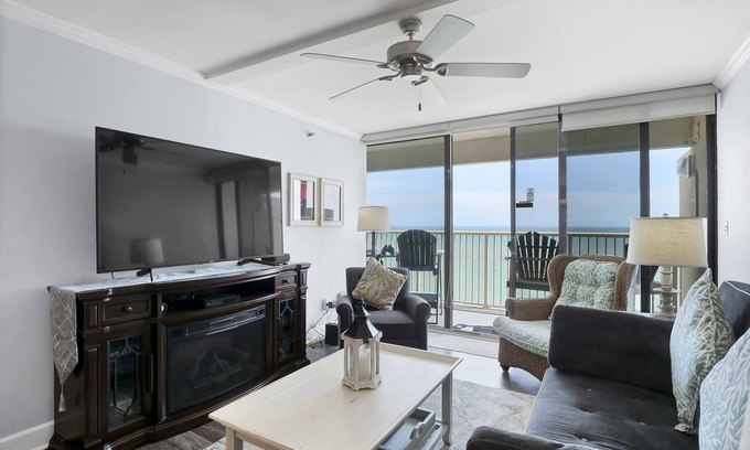 Wilmington Beach Condo | Oceanfront penthouse with private beach access. Two bedroom oceanfront condo.