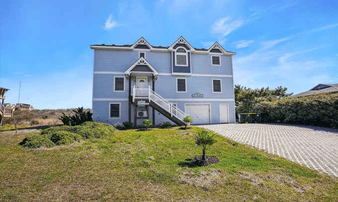 Southern Shores House | Oceanfront, Private Pool, Pool Table, Dog Friendly.Fun for Everyone!
