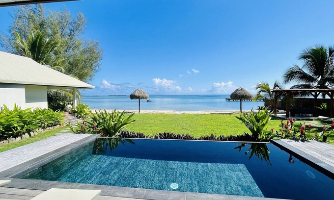 Moorea-Maiao House | OCEANFRONT TOHORA 🐋HOME