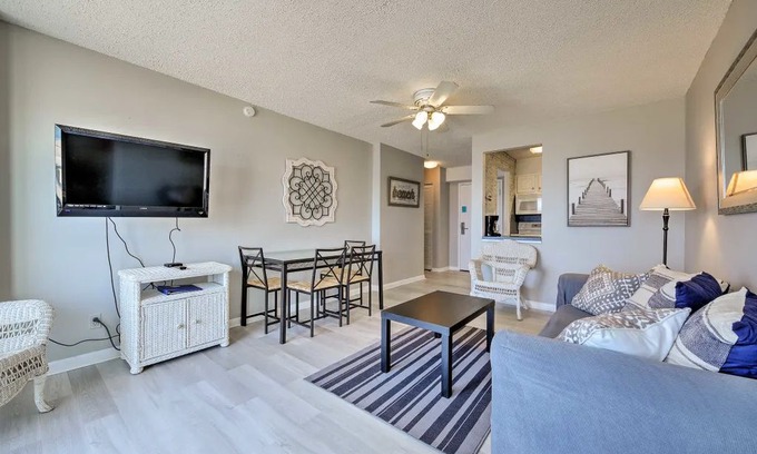 Northeast Virginia Beach Apartment | Oceanfront Virginia Beach Condo on Boardwalk! Indoor Pool, Hot tub & Gym