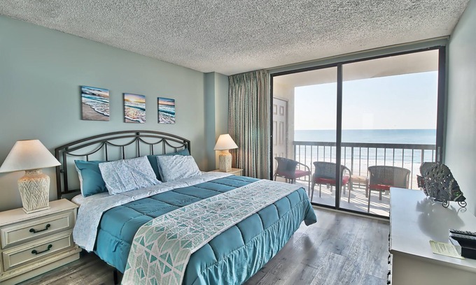 Windy Hill Condo | Oceanfront Waterpointe1 505-3b/2b-Sleeps 7-Balcony-WIFI-TV-Pool-Family Friendly