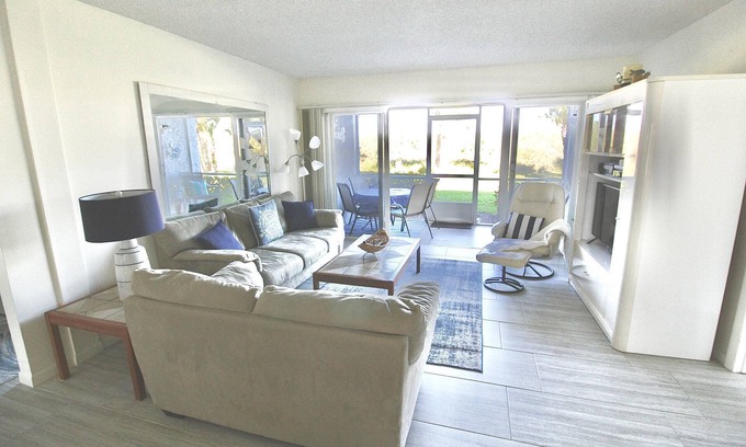 Fort Pierce Condo | Oceanside, Ocean Village, Ground Floor 2 Bedroom Condo