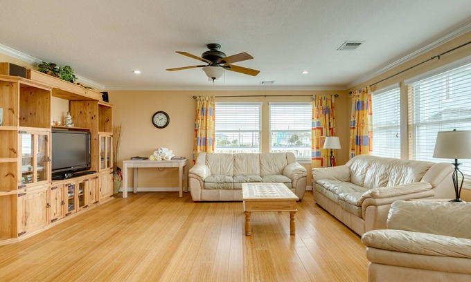 Pointe San Luis House | Oceanview home w/balcony, spacious deck, patio, & walk to beach - dogs ok