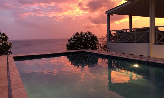Bisento Villa | Oceanview luxury villa with pool, terraces and tropical garden