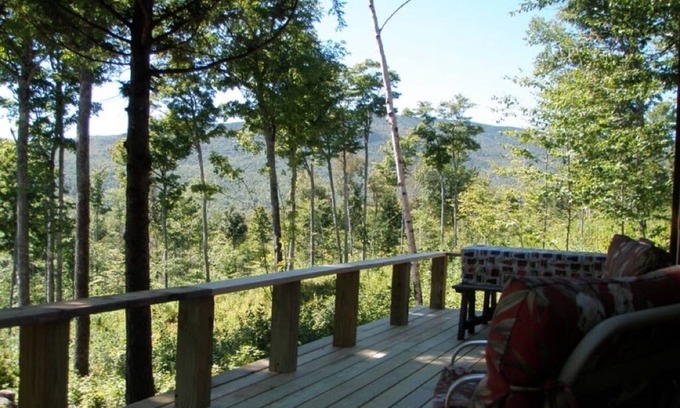 Sunday River Area Cabin | Off Grid Remote Maine Cabin with AMAZING Mountain Views - ATV from Cabin