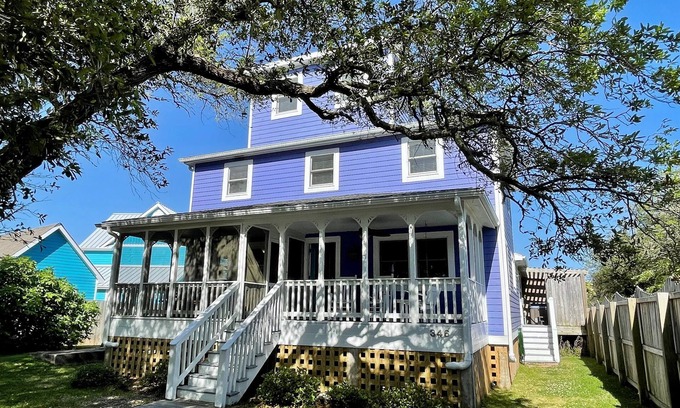 Ocracoke House | Off the Deep End: Indoor heated pool, hot tub, short walk to harbor.
