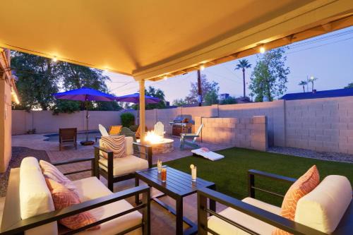 Scottsdale Estates Nine House | Old Town Saguaro - Private Pool, Fire Pit & Games