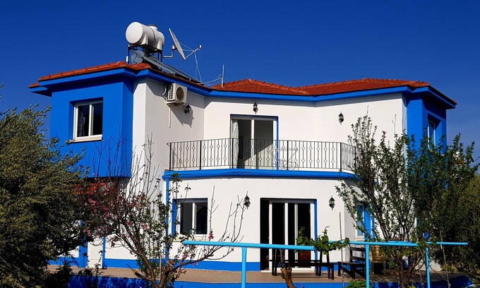Kyrenia District Villa | Olive Tree Villa 3 Double Bedrooms With Spectacular Mountain Sea View