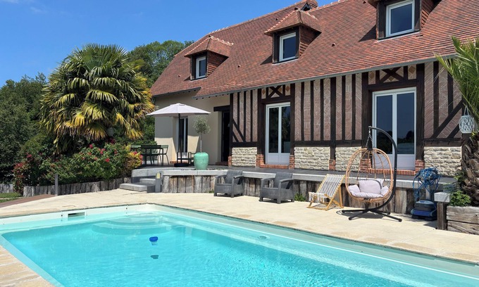 Clarbec House | On dirait le Sud - SWIMMING POOL - 20 min from Deauville - 10 people