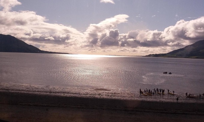 Warrenpoint Apartment | On The Beach. Victorian town house with best views of Carlingford Bay