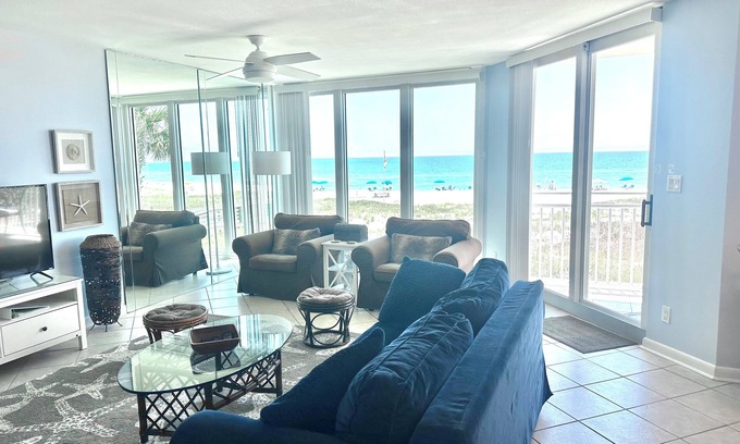 Ono Island Condo | On the Gulf Gem-Beautifully Updated-Floor to Ceiling Gulf Views-