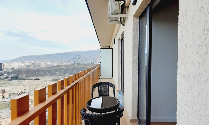 Saburtalo Apartment | One bedroom apartment full city view Tbilisi