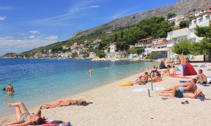 Jesenice Apartment | One bedroom apartment with terrace and sea view Sumpetar, Omiš (A-11798-a)