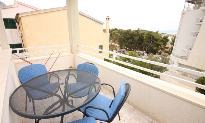 Ratac Apartment | One bedroom apartment with terrace and sea view Makarska (A-6839-a)