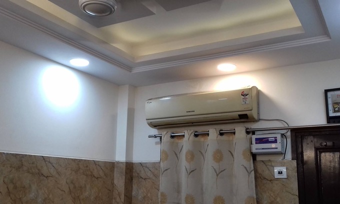 Lajpat Nagar House | One bedroom apartment with attached kitchen and washroom along with fridge