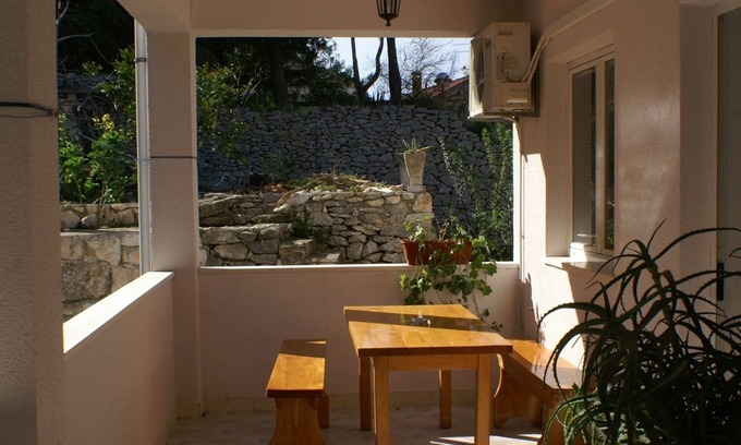 Cove Tri Zala (Zrnovo) Apartment | One bedroom apartment with terrace and sea view Korčula (A-4349-a)