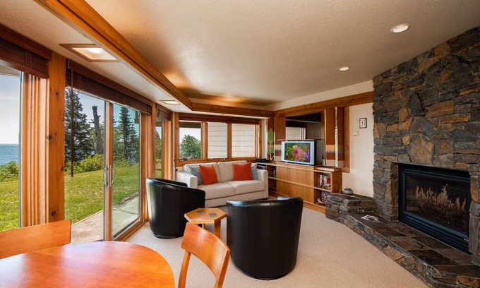Grand Marais Condo | One bedroom condo with panoramic views of Lake Superior.