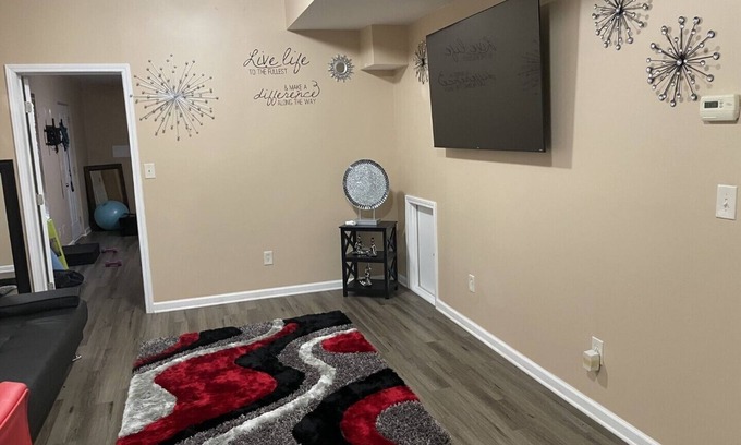 Snellville Apartment | One bedroom fully furnished with a game room, entertainment room.