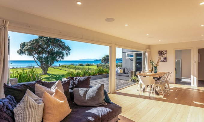 Onetangi House | ONETANGI BEACHFRONT ESCAPE | Coast & Country | WINTER DEAL - Stay 3, Pay for 2