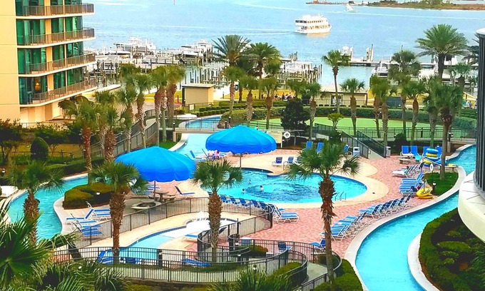 Orange Beach Condo | OPEN AUG 24-29,SEP 1-4,WATER SLIDE,POOL,LAZY RIVER,FREE BOAT SLIPnnnnnnnnnn