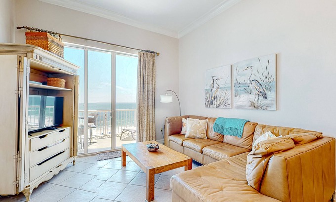 Ono Island Condo | Open condo, on-site pool & hot tub, gulf-front balcony, on the beach