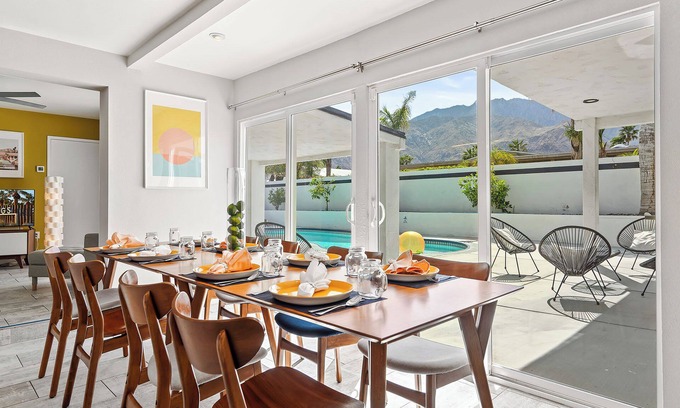 Vista Norte House | 'Orange Dream' Palm Springs Poolside Paradise!