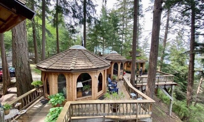Olga House | Orcas Island, Forest House #283