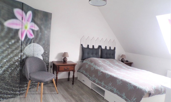 Berck-sur-Mer Apartment | Orchid, large bright apartment, free wifi, garden, parking