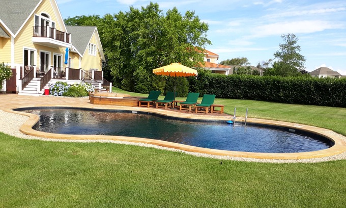 Orient House | Orient Point Vacation Home Saltwater Pool and Five Bedrooms Book Summer Now