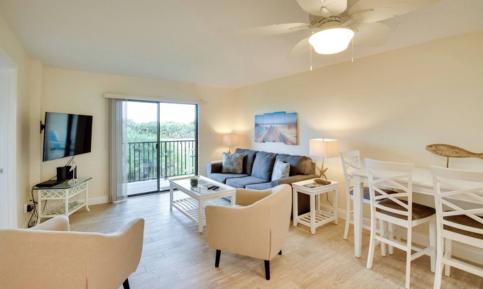Ormond-by-the-Sea Condo | Ormond Beach Condo w/Pool Access: Steps to Coast!