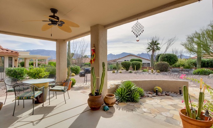 Rancho Vistoso House | Oro Valley Home in 55 + Community w/Pool Access!
