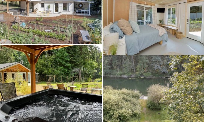 Lake Cowichan Cabin | Otter Haven Sheshed on the River at The Fig and Filbert