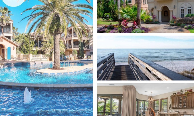 St. Tropez House | Outdoor Dining | 4 Bedroom | Lagoon Pool