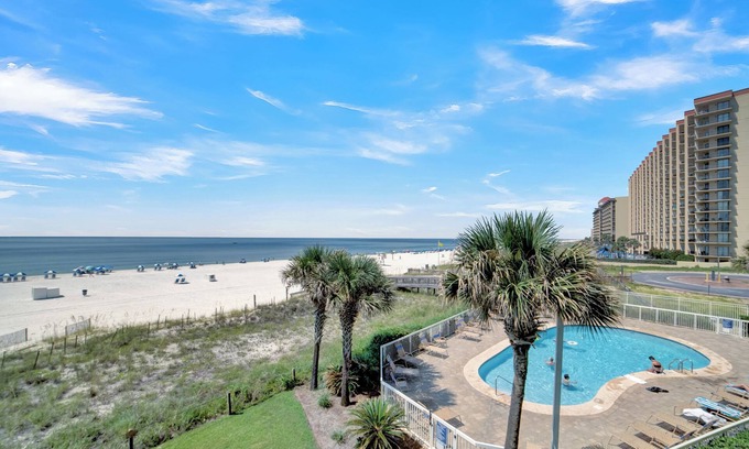 Orange Beach Condo | Outdoor & Indoor Pool! | Gulf Front
