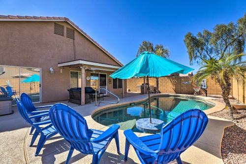 Gilbert House | Outdoor Kitchen, Heated Pool Gilbert Retreat!