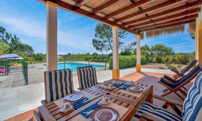 Cachopos Villa | Outstanding Villa Closed condominium near Comporta w/Private salt swimming pool