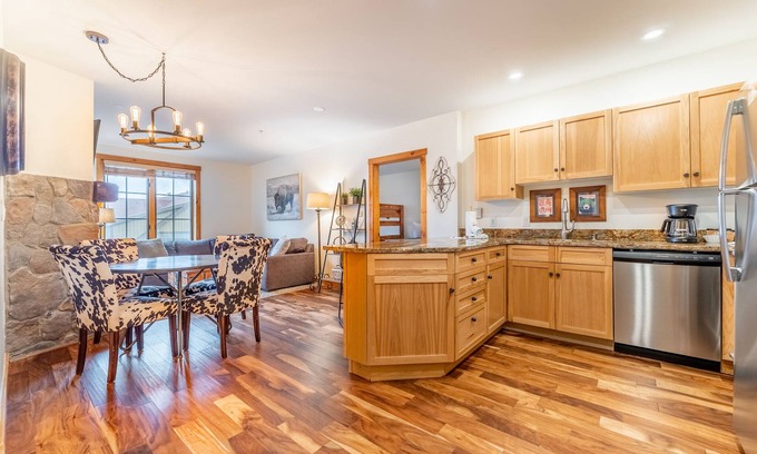 River Run Condo | Overlooks Keystone Base Area, Short Walk to Lifts; Private Balcony with Views