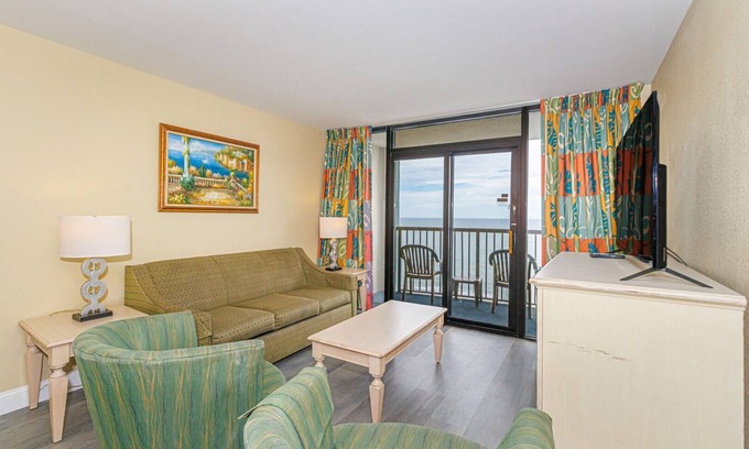 Myrtle Beach Condo | Oversized 6BR Multi-Unit Suite-Oceanfront Compass Cove 1216 and 1217