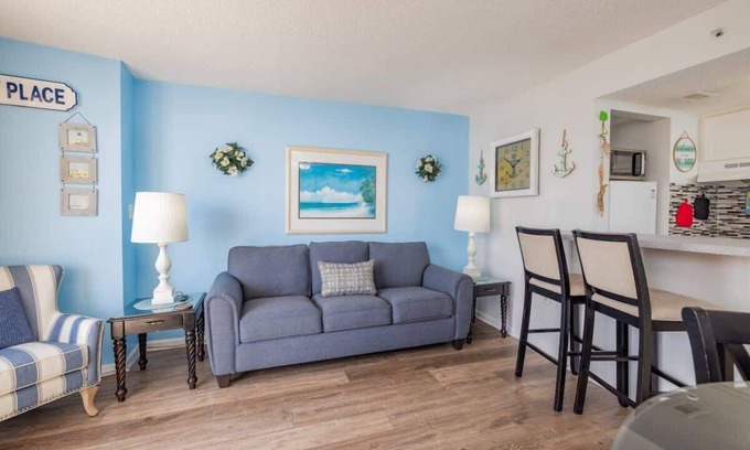 Myrtle Beach Condo | OVKing, New HVAC, Walk to Attractions & Dining!