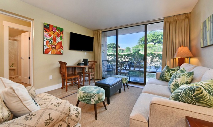 Kihei Condo | PacSB102 Whale Season Deals at Spacious 3BD Condo Across Beach w AC Pool