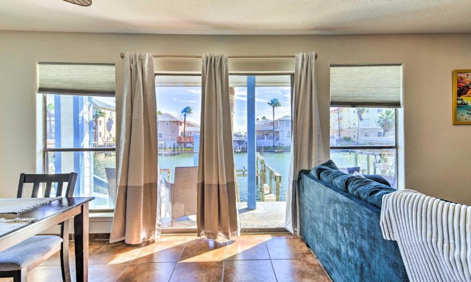 Corpus Christi Apartment | Padre Island Retreat on Canal - 2 Mi to Beach!