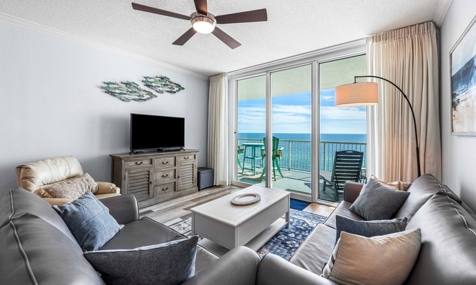West Panama City Beach Condo | Palazzo #606 ~ Beach Service Included! Great Condo!