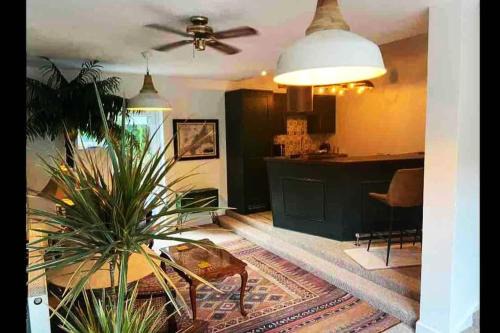 St Austell Apartment | Palm View Luxury Botanical Themed apartment with sauna