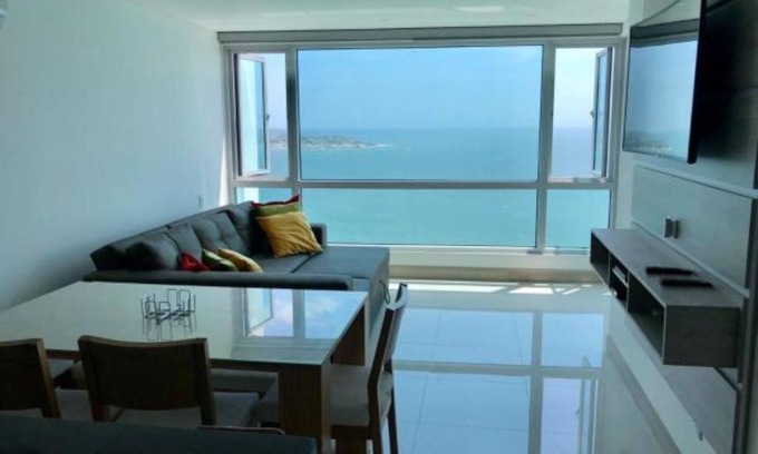 El Laguito Apartment | Palmetto Sunset Cartagena building, beautiful apartment in front of the sea.
