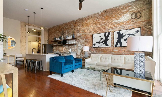 Faubourg Marigny Apartment | Panoramic Balcony with views of French Quarter & Frenchmen Street